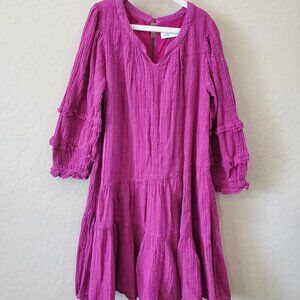 ZARA Girls Dress Size 9 Fushia Pink